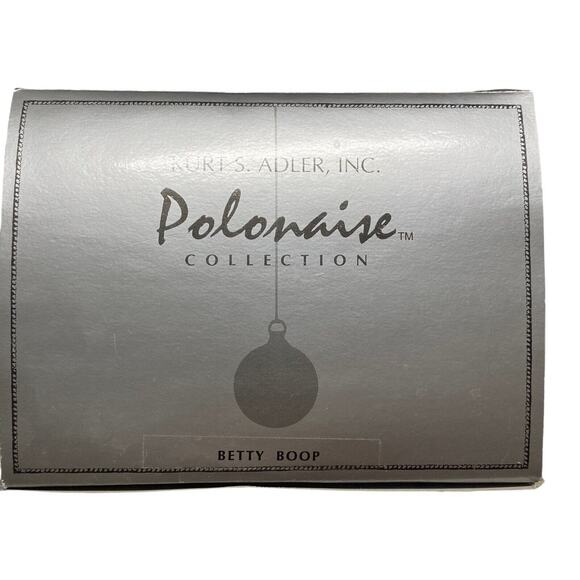 Kurt Adler Polonaise Collectible Blown Glass 90s Christmas Ornament Betty Boop - Picture 3 of 11